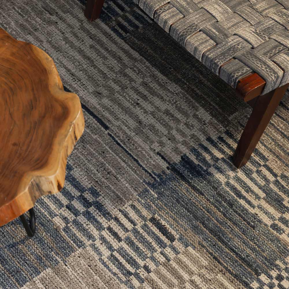 Christina Hand Knotted Woollen Rug - New Zealand Wool - Hand Knotted - Ajaypee Carpets (Thumbnail 4)