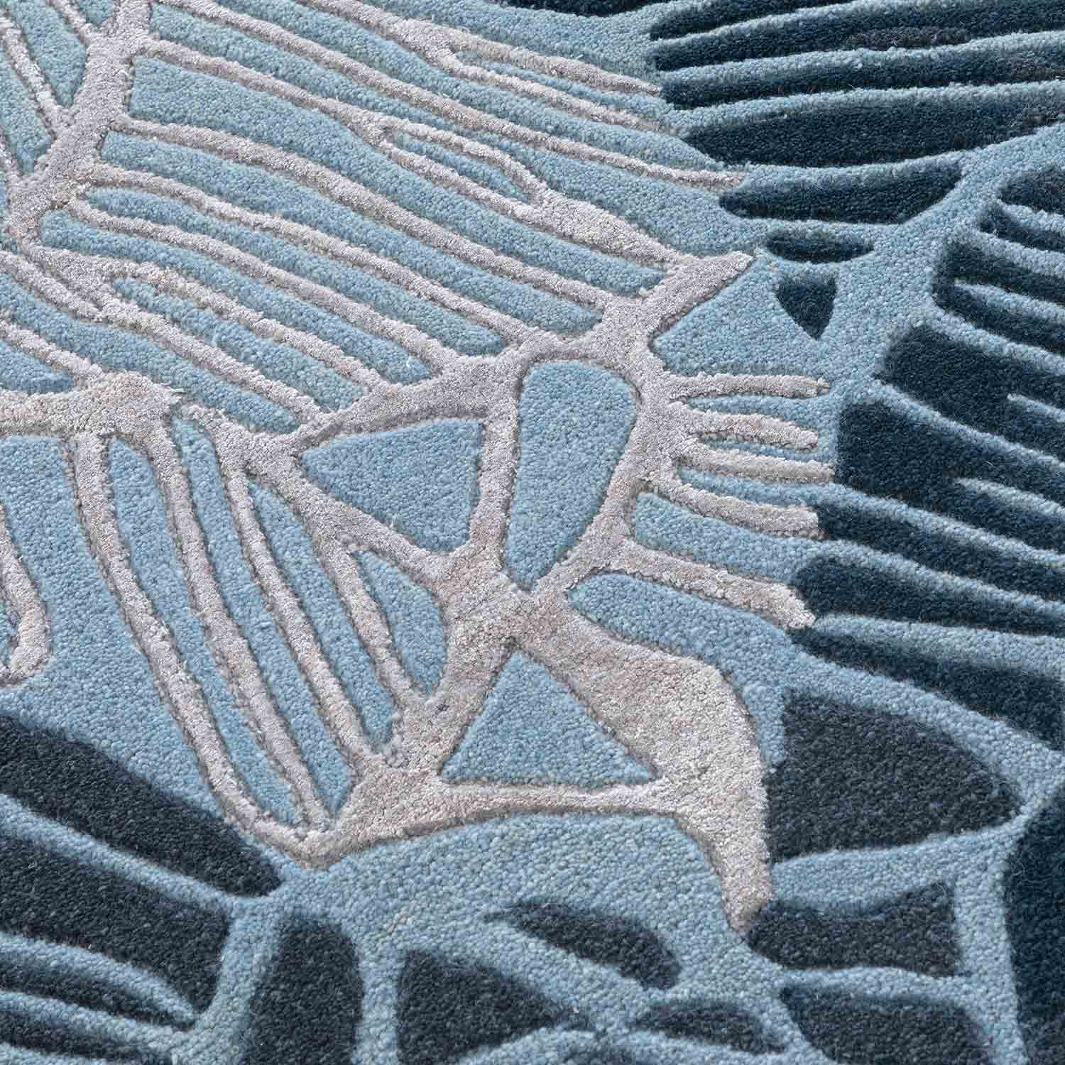 Corra Hand Tufted Woollen And Viscose Runner - Wool & Viscose Blend - Hand Tufted - Ajaypee Carpets (Thumbnail 4)