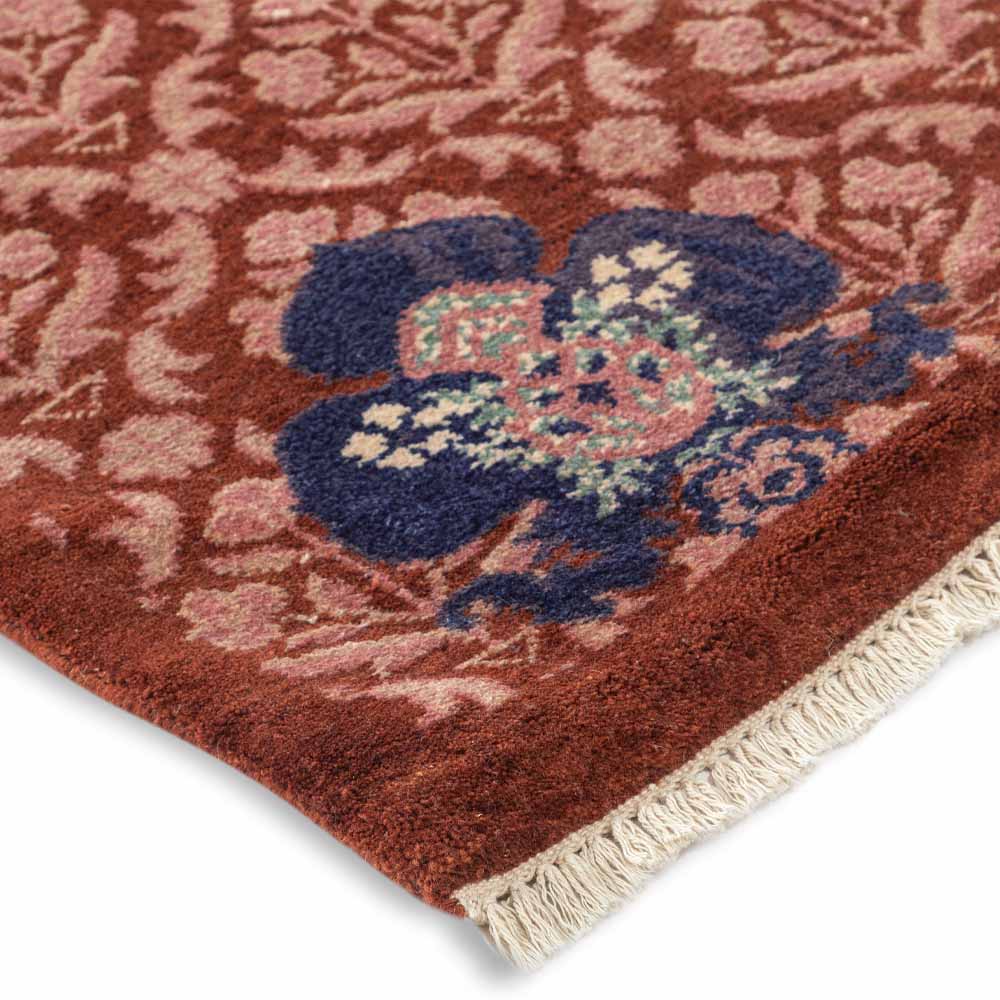 Cosette Hand Knotted Woollen and Viscose Rug - Wool & Viscose Blend - Hand Knotted - Ajaypee Carpets (Thumbnail 3)