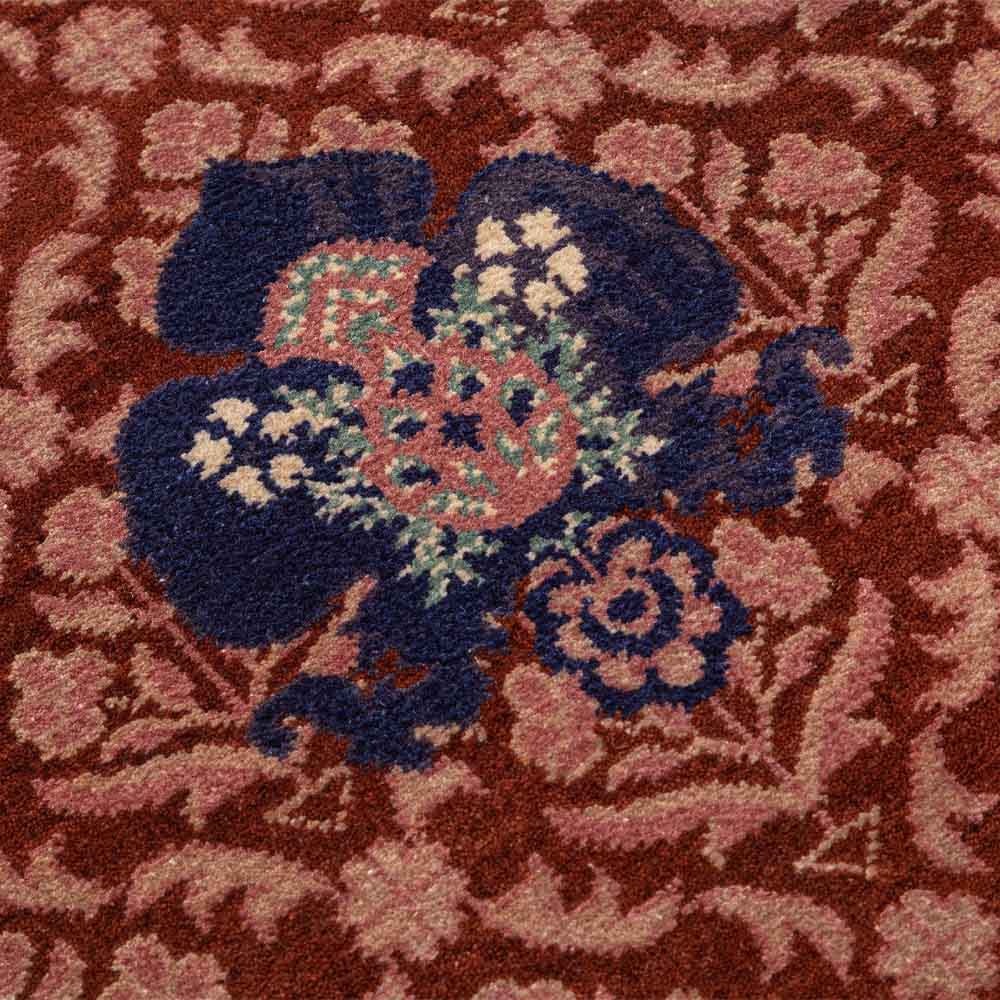 Cosette Hand Knotted Woollen and Viscose Rug - Wool & Viscose Blend - Hand Knotted - Ajaypee Carpets (Thumbnail 5)