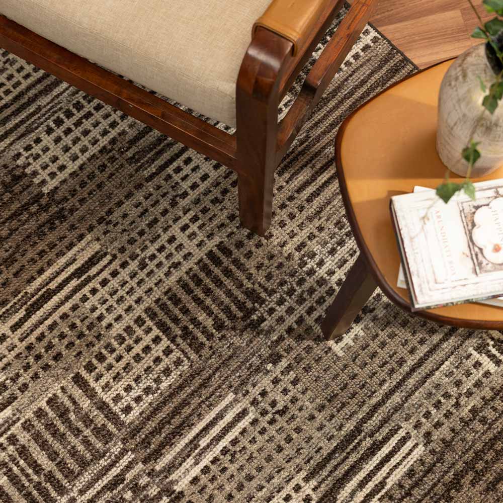 Cosima Hand Knotted Woollen Rug - New Zealand Wool - Hand Knotted - Ajaypee Carpets (Thumbnail 4)