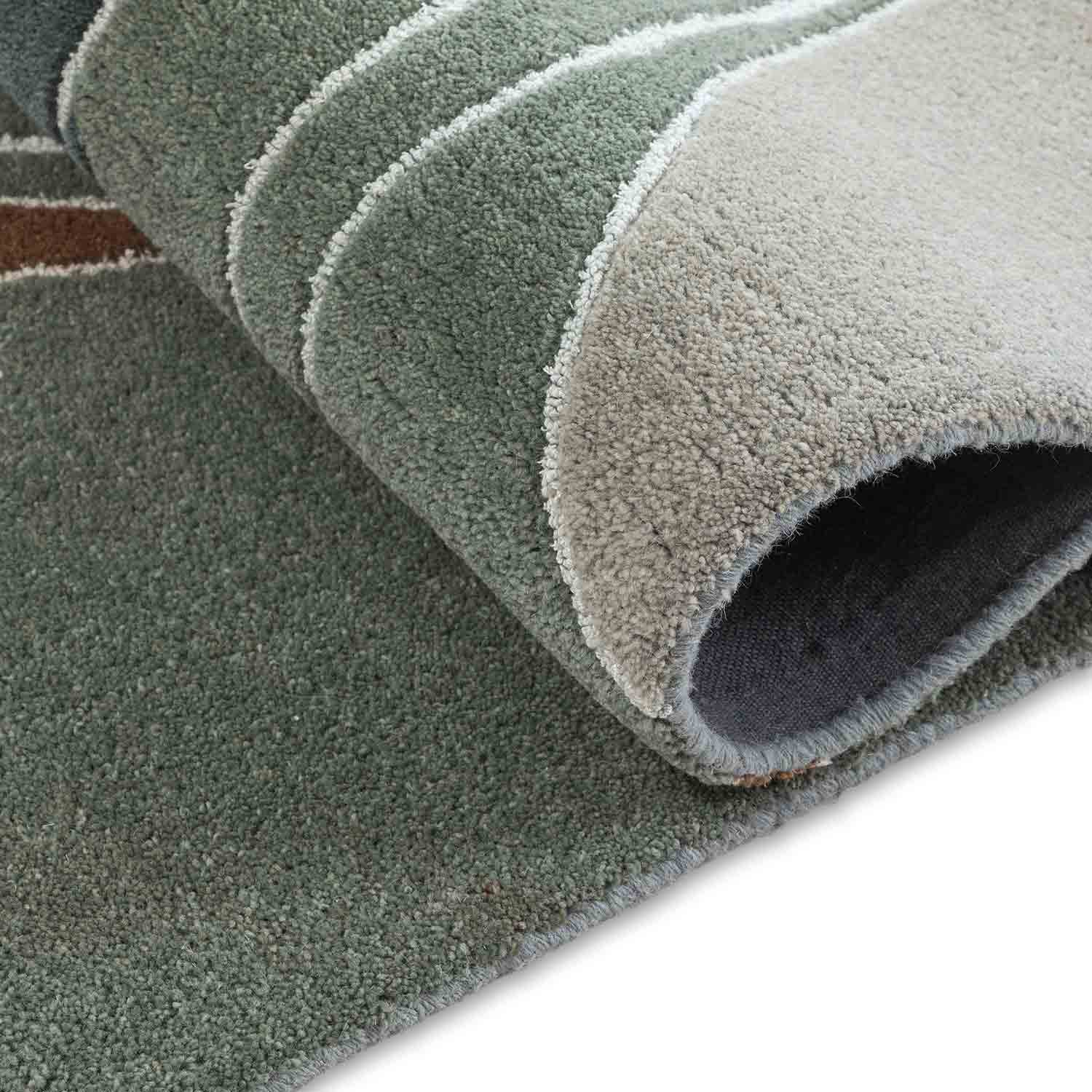Crudo Hand Tufted Woollen And Viscose Rug - Wool & Viscose Blend - Hand Tufted - Ajaypee Carpets (Thumbnail 2)