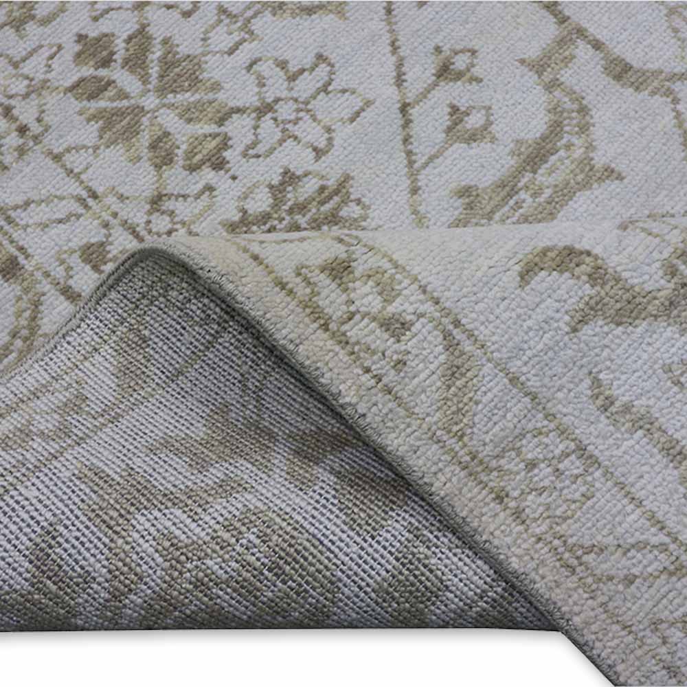 Cullen Hand Knotted Woollen Rug - New Zealand Wool - Hand Knotted - Ajaypee Carpets (Thumbnail 3)