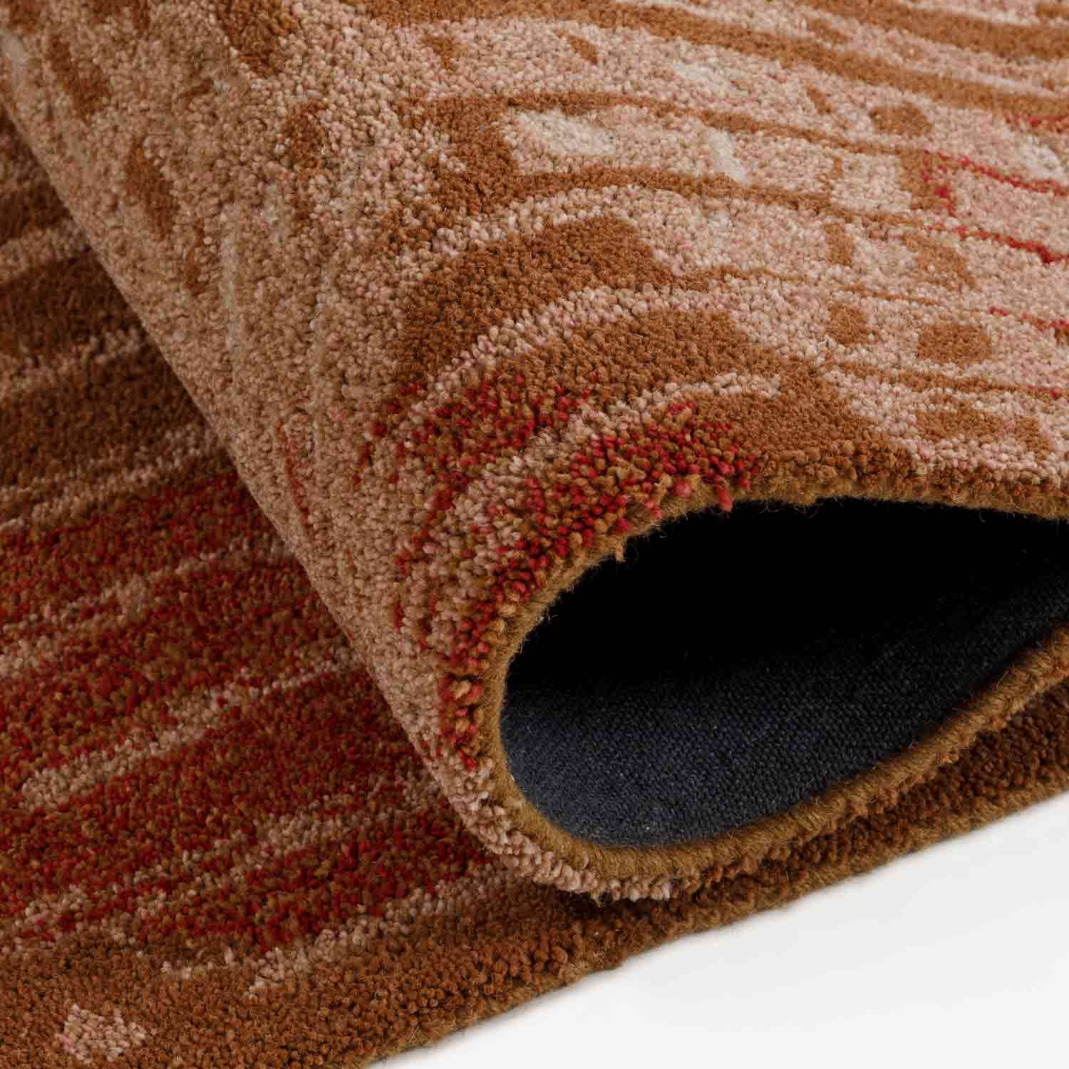 Curvature Hand Tufted Woollen Rug - New Zealand Wool - Hand Tufted - Ajaypee Carpets (Thumbnail 3)