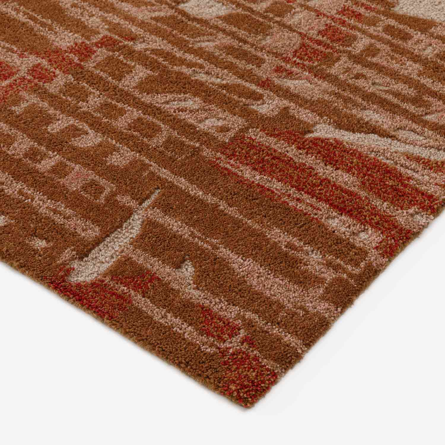 Curvature Hand Tufted Woollen Rug - New Zealand Wool - Hand Tufted - Ajaypee Carpets (Thumbnail 5)