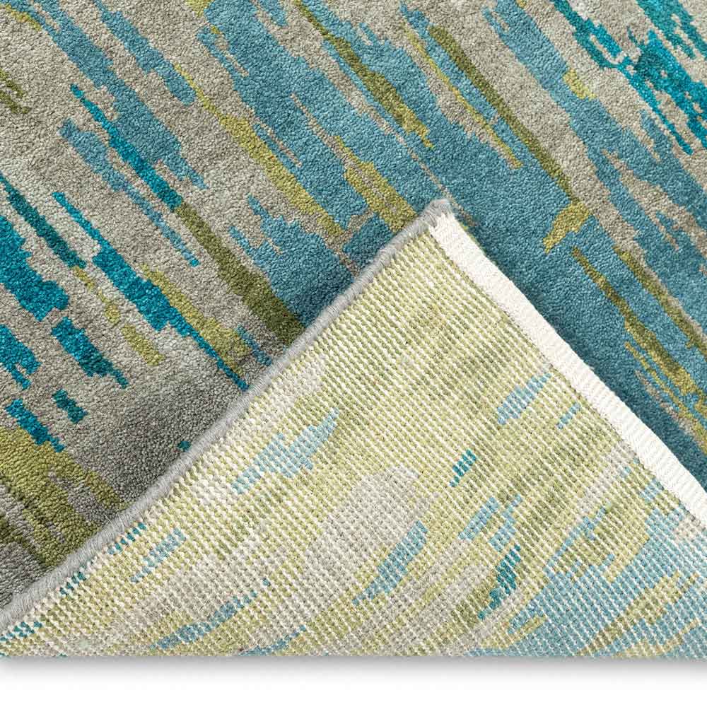 Cyano-B1 Hand Knotted Woollen Rug - New Zealand Wool - Hand Knotted - Ajaypee Carpets (Thumbnail 5)