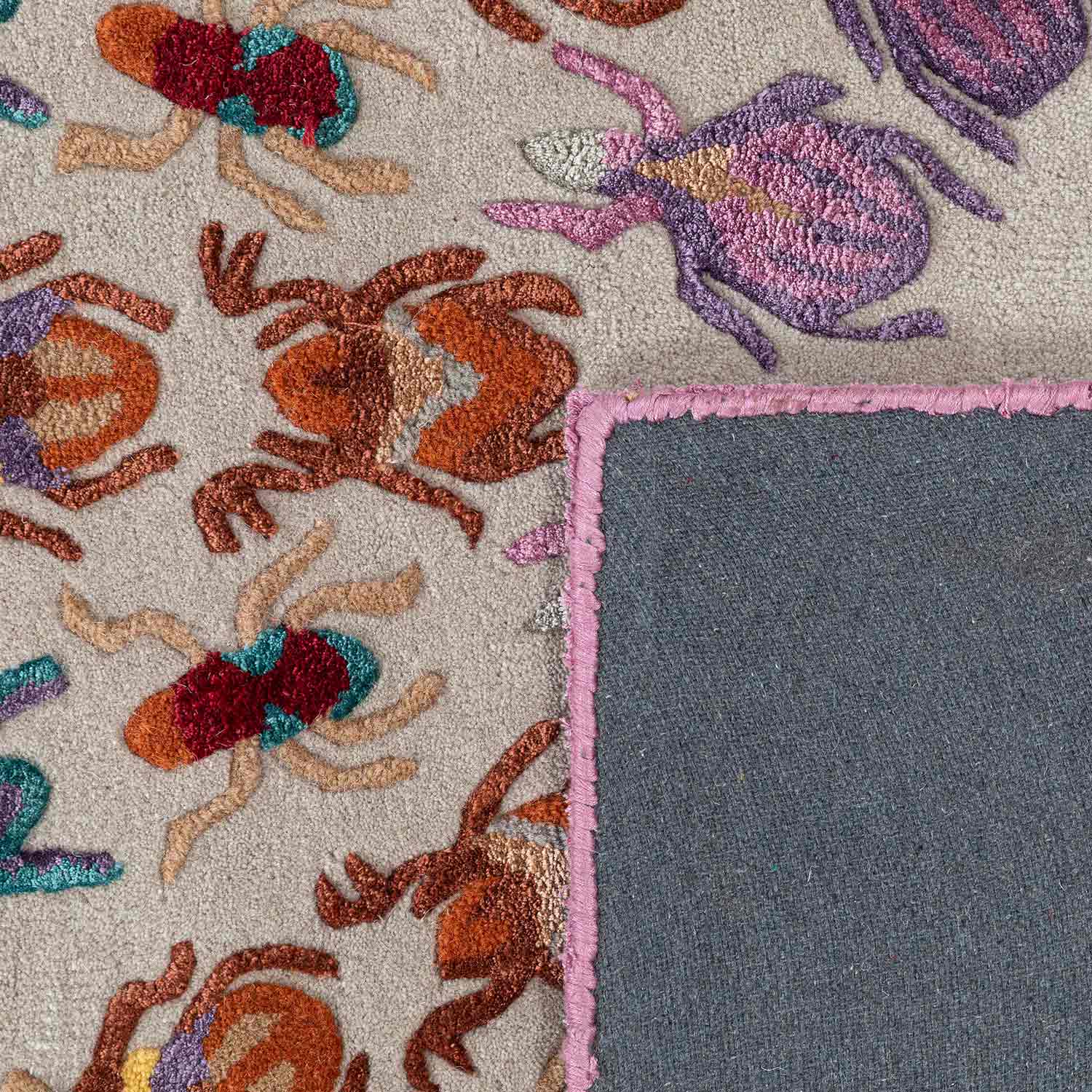 Dance Concentric Hand Tufted Woollen And Viscose Rug - Wool & Viscose Blend - Hand Tufted - Ajaypee Carpets (Thumbnail 5)