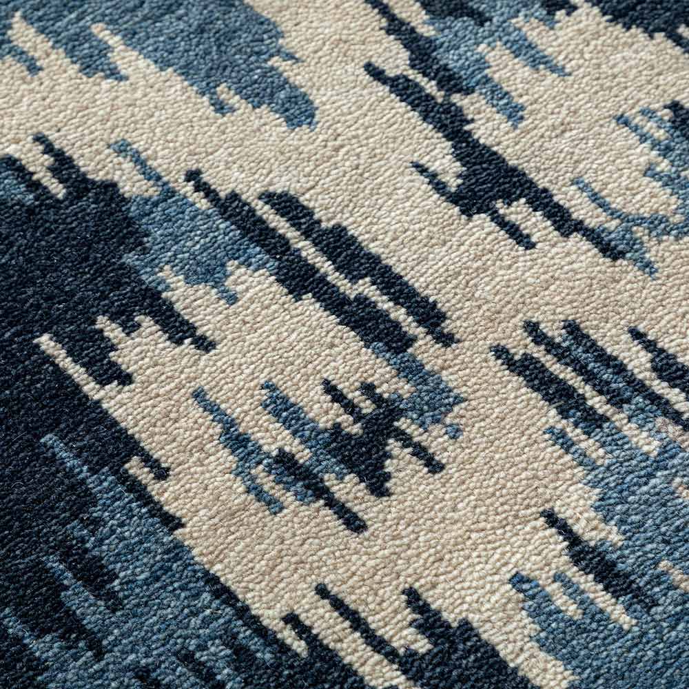 Dariya Hand Knotted Woollen Rug - New Zealand Wool - Hand Knotted - Ajaypee Carpets (Thumbnail 4)