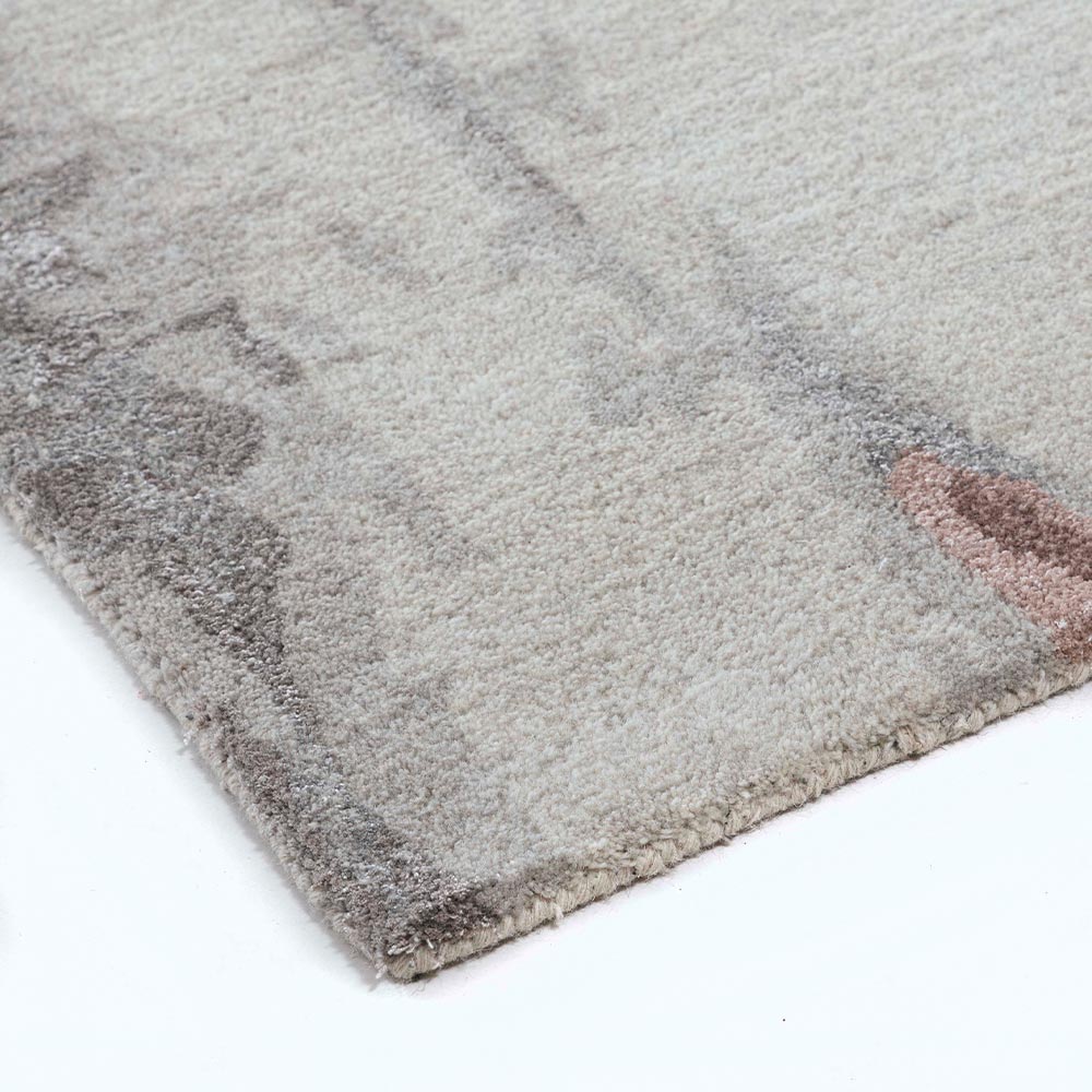 Deco B Hand Tufted Woollen And Viscose Rug - Wool & Viscose Blend - Hand Tufted - Ajaypee Carpets (Thumbnail 3)