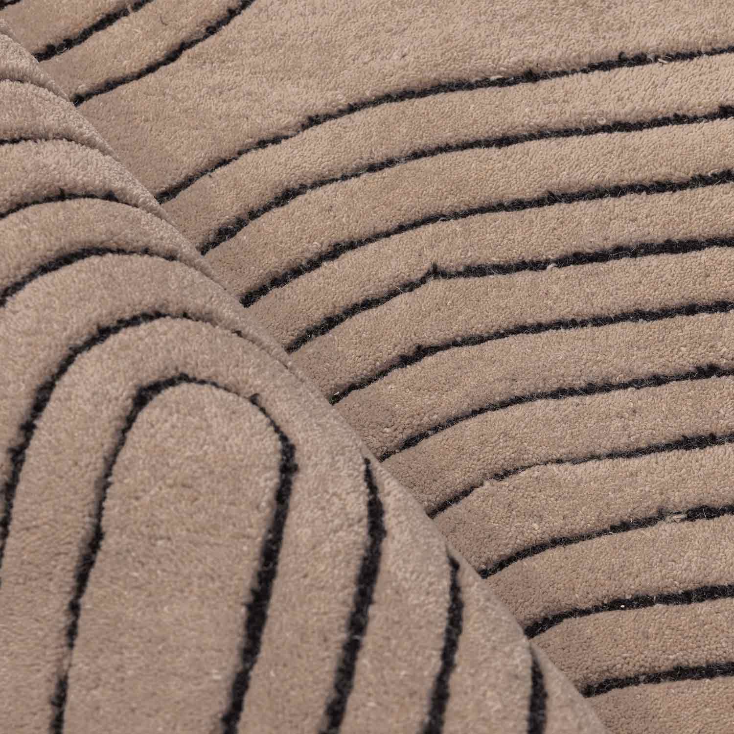 Dendera Hand Tufted Woollen And Viscose Rug - Wool & Viscose Blend - Hand Tufted - Ajaypee Carpets (Thumbnail 5)