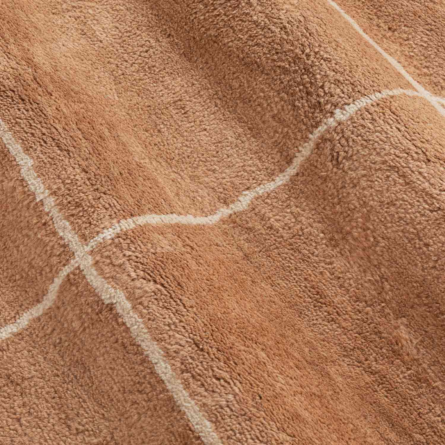 Dewan Hand Tufted Woollen And Viscose Rug - Wool & Viscose Blend - Hand Tufted - Ajaypee Carpets (Thumbnail 3)