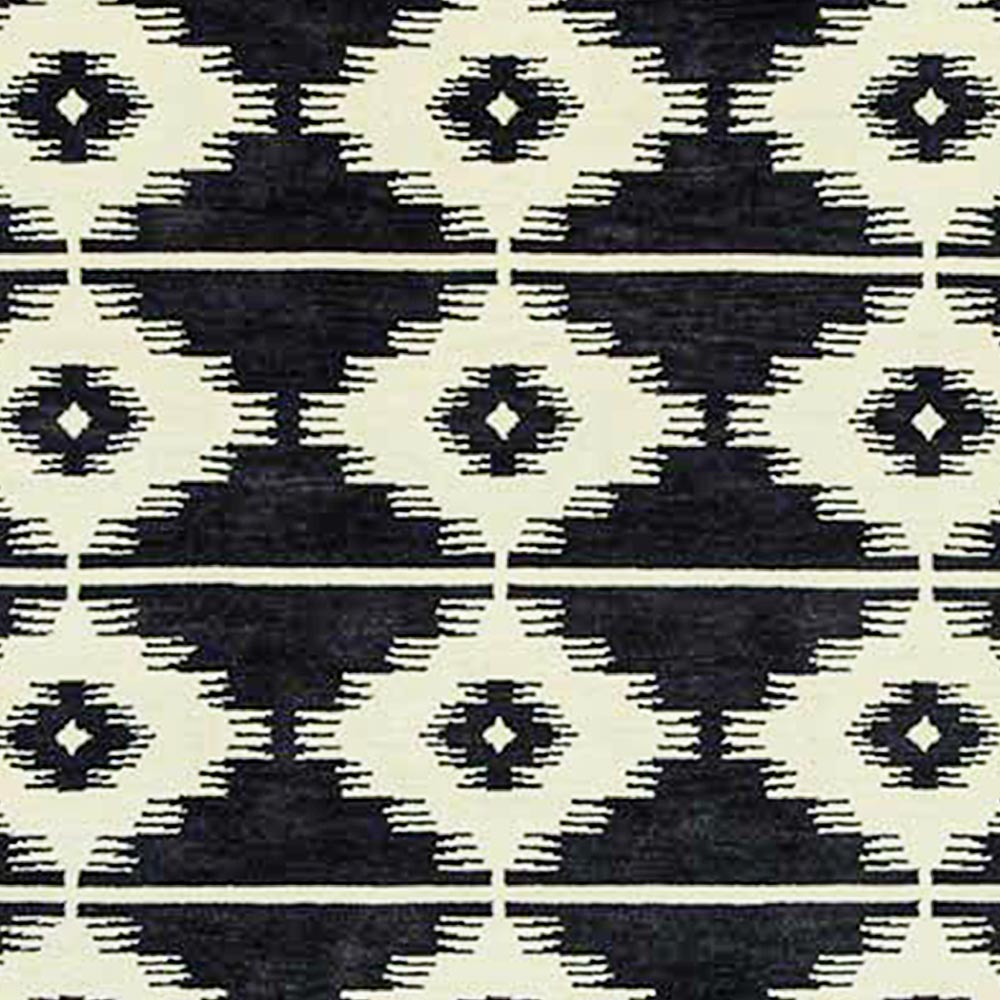 Diamond Hand Knotted Woollen Rug - New Zealand Wool - Hand Knotted - Ajaypee Carpets (Thumbnail 3)