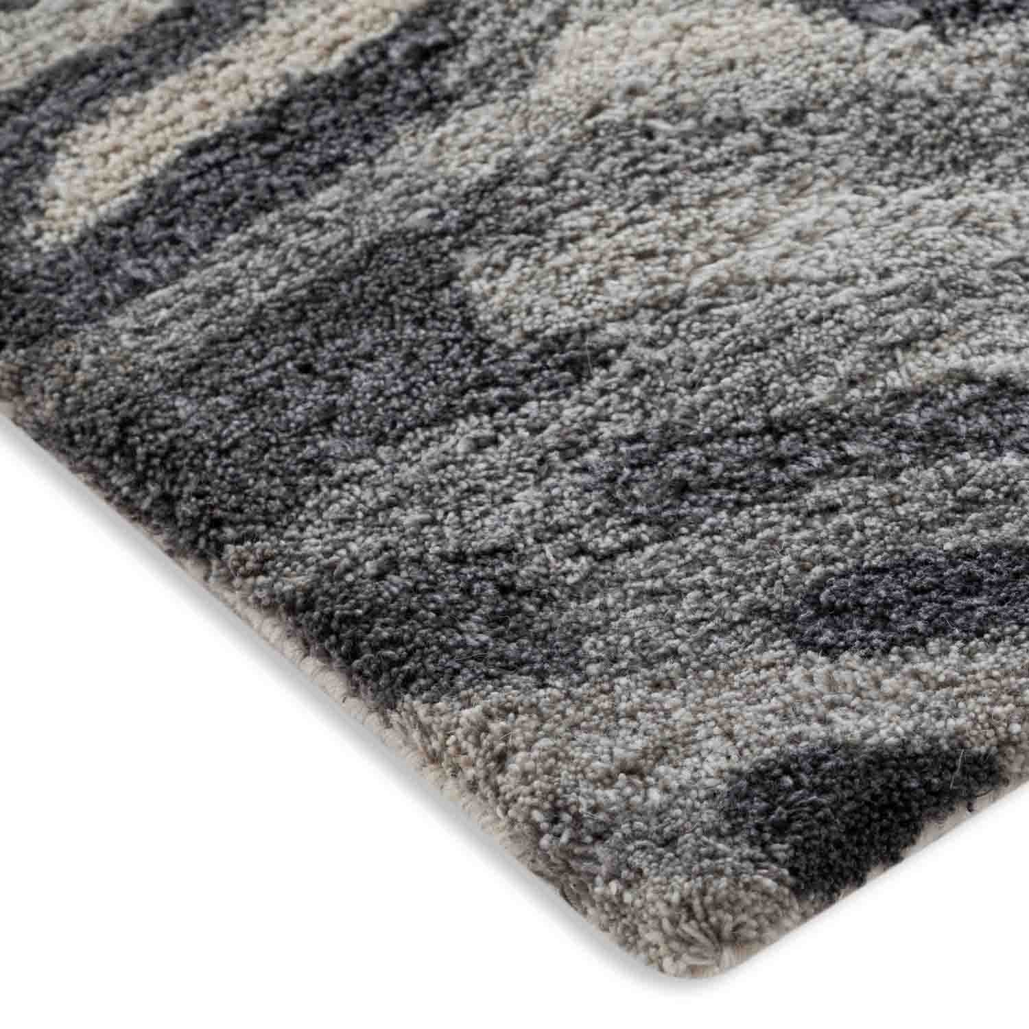 Domino Hand Tufted Woollen Rug - New Zealand Wool - Hand Tufted - Ajaypee Carpets (Thumbnail 3)