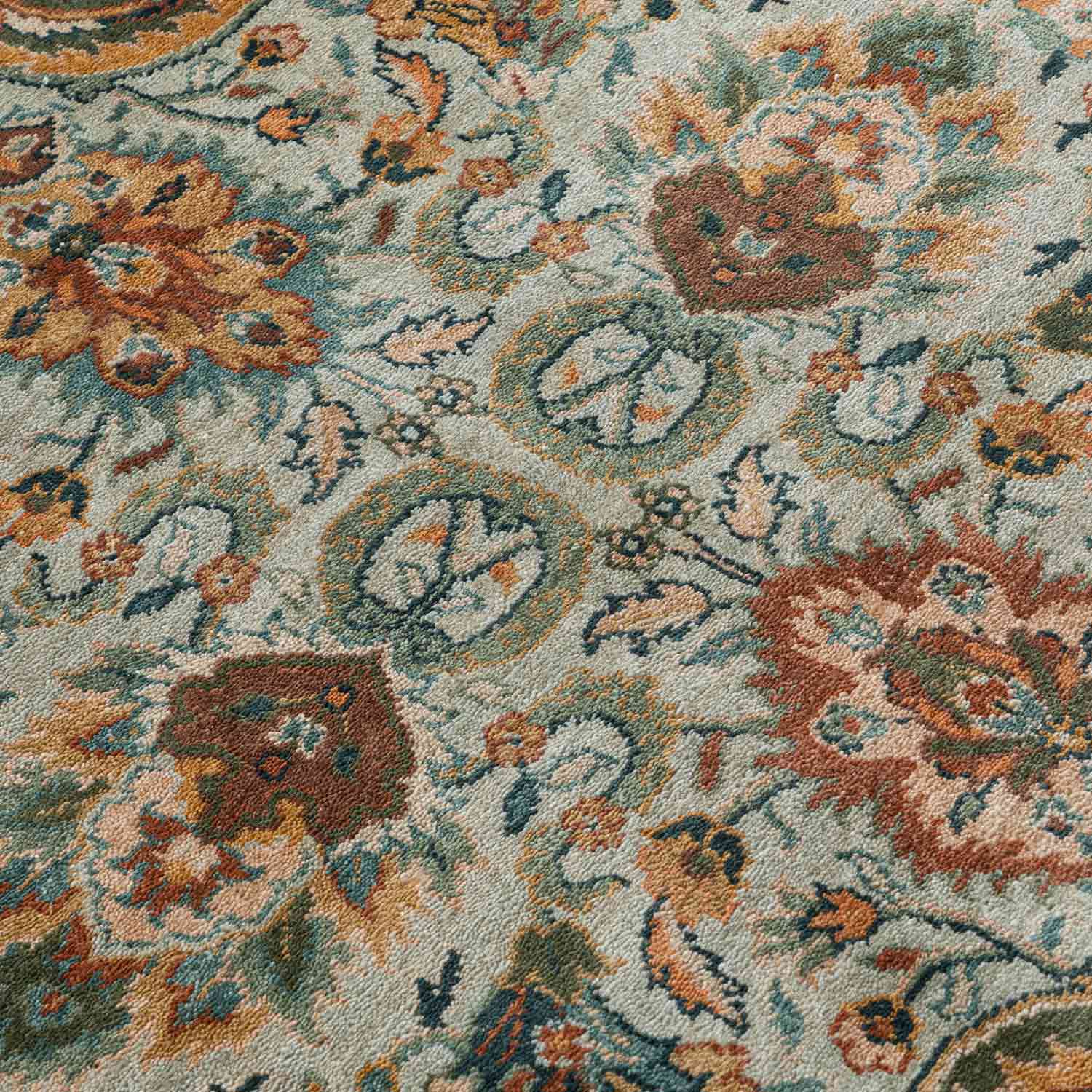 Dweep  Hand Knotted  Woollen Rug - New Zealand Wool - Hand Knotted - Ajaypee Carpets (Thumbnail 5)