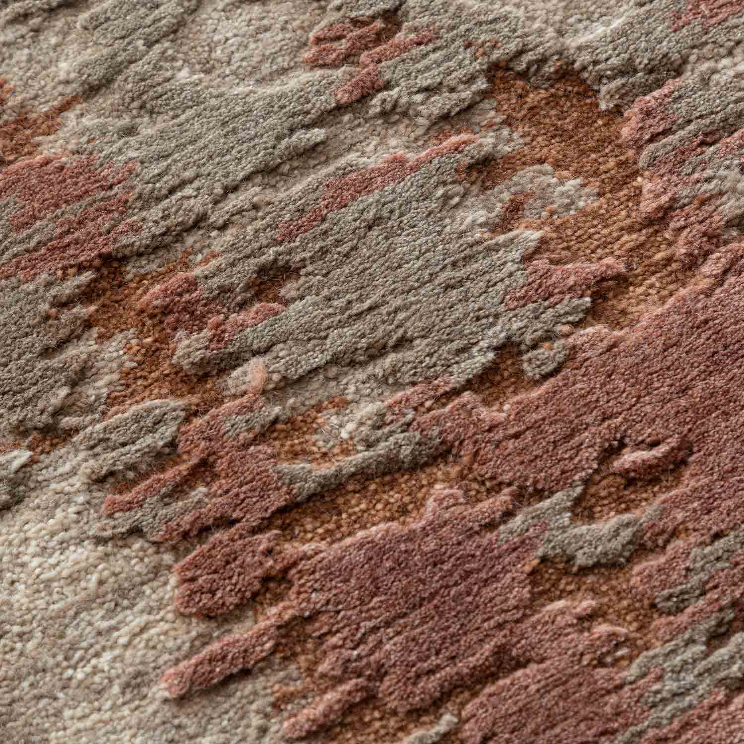 Ella Hand Knotted Woollen Rug - New Zealand Wool - Hand Knotted - Ajaypee Carpets (Thumbnail 3)