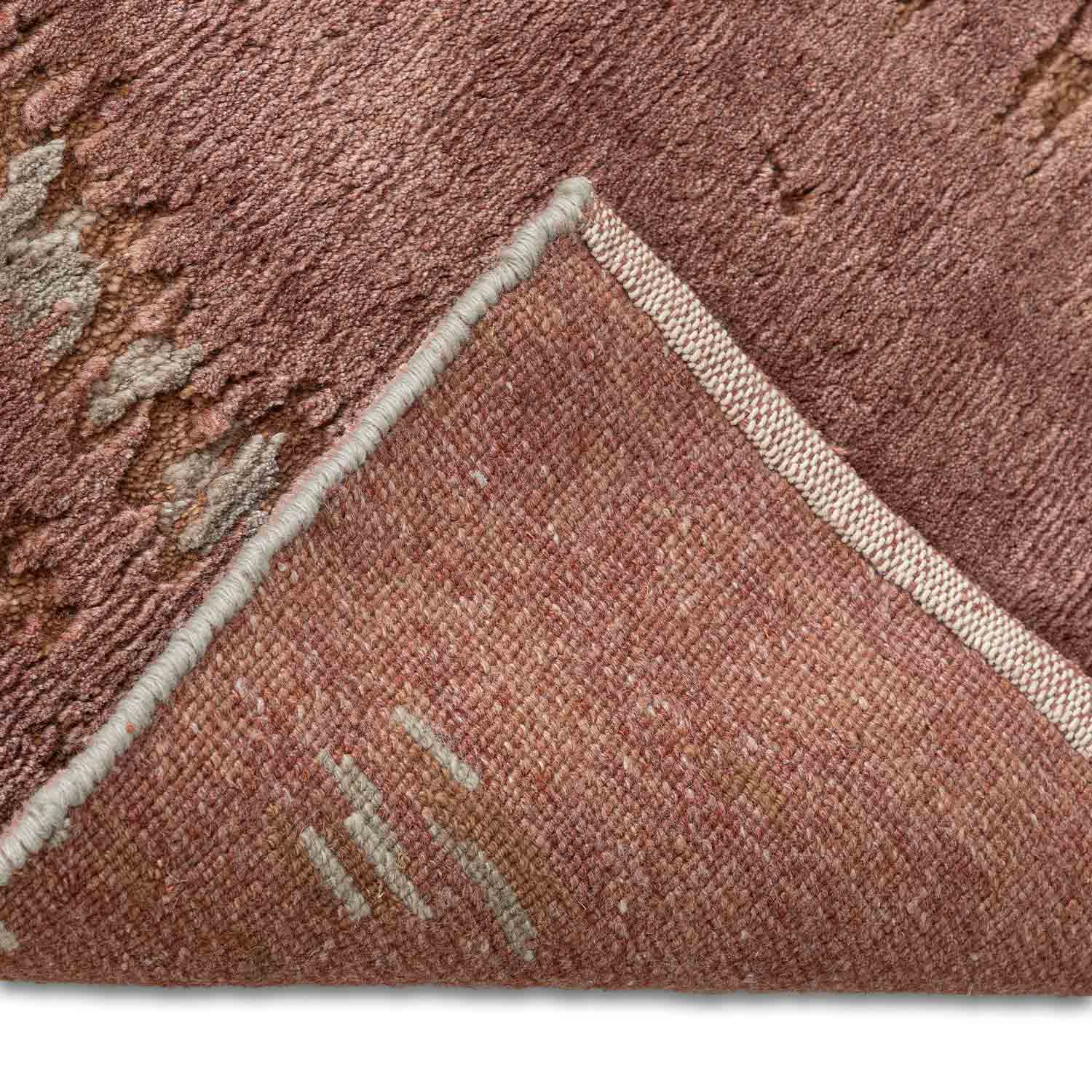 Ella Hand Knotted Woollen Rug - New Zealand Wool - Hand Knotted - Ajaypee Carpets (Thumbnail 4)