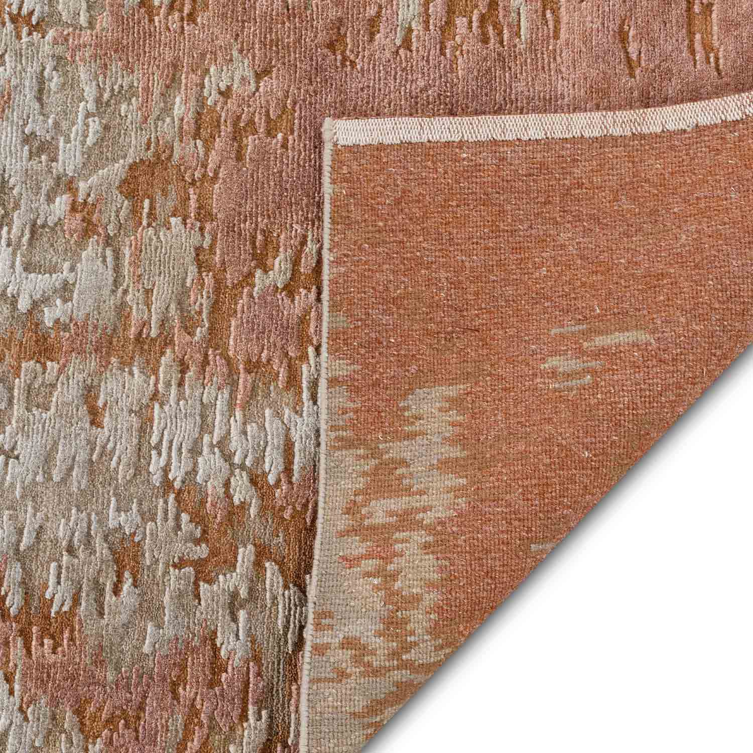 Ella Hand Knotted Woollen Rug - New Zealand Wool - Hand Knotted - Ajaypee Carpets (Thumbnail 5)
