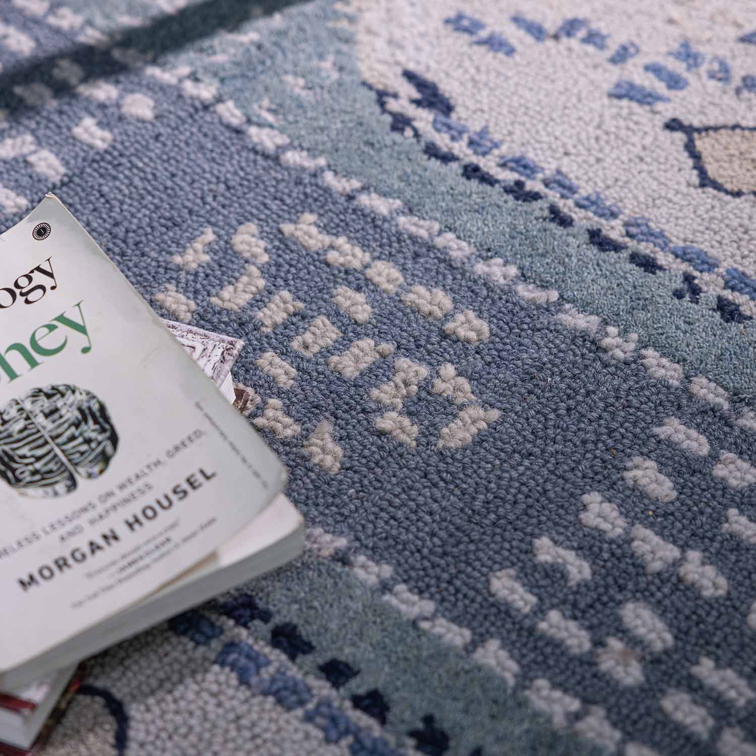 Elsie Hand Tufted Woollen Rug - New Zealand Wool - Hand Tufted - Ajaypee Carpets (Thumbnail 5)