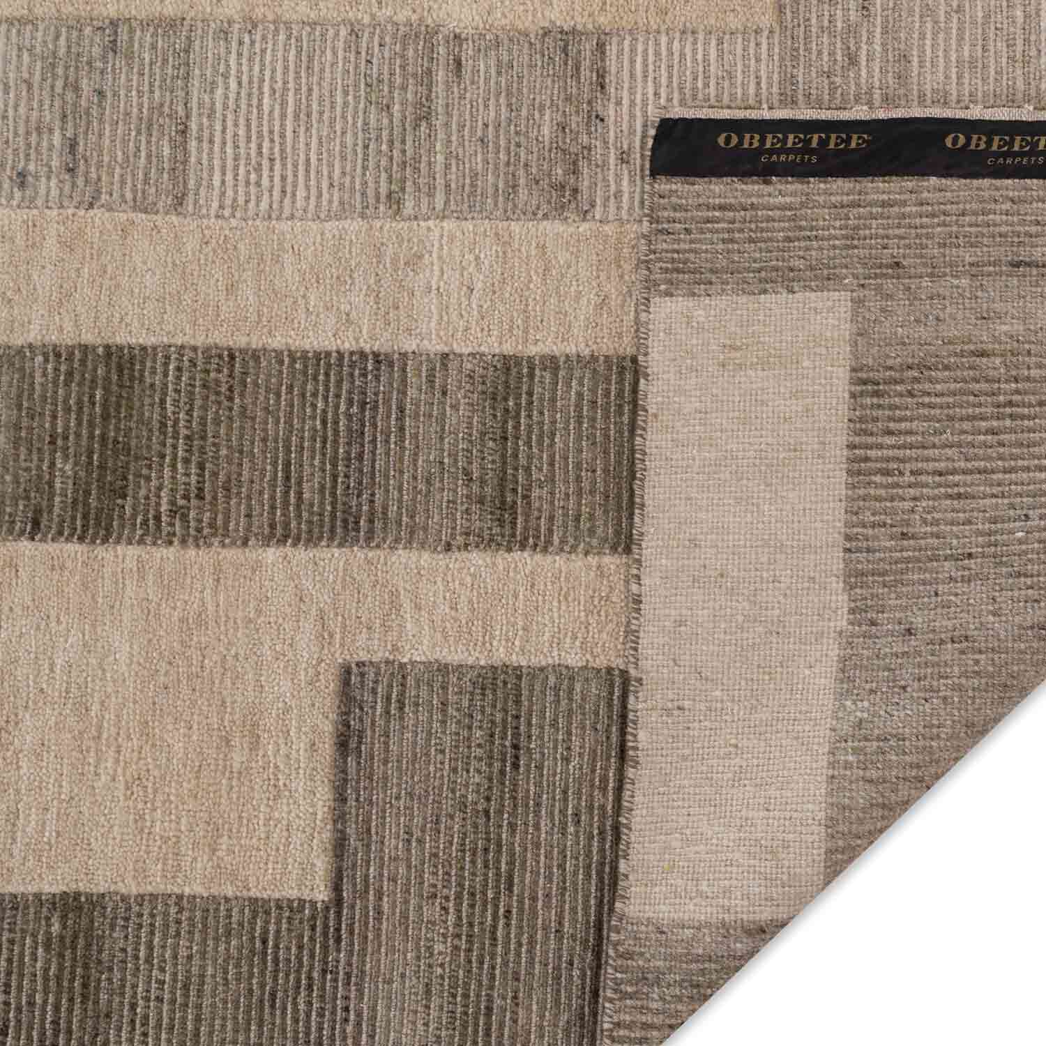 Enzo Hand Knotted  Woollen Rug - New Zealand Wool - Hand Knotted - Ajaypee Carpets (Thumbnail 6)