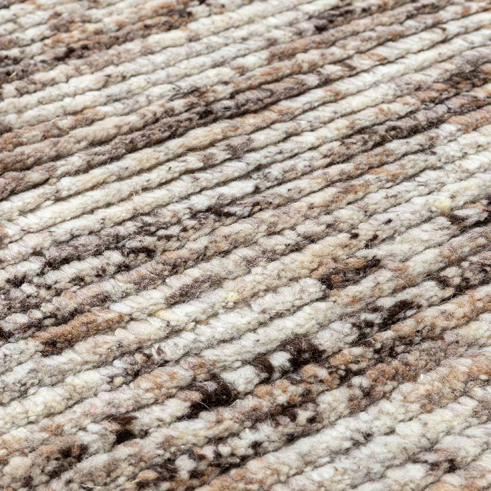 Feathers Hand Woven Woollen Plush Rug - New Zealand Wool - Hand Woven - Ajaypee Carpets (Thumbnail 4)