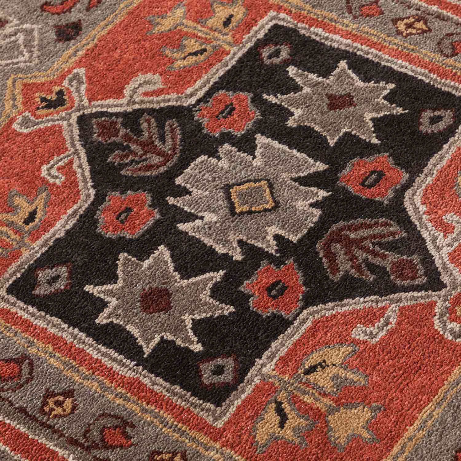 Ferghana Hand Tufted Woollen Rug - New Zealand Wool - Hand Tufted - Ajaypee Carpets (Thumbnail 4)