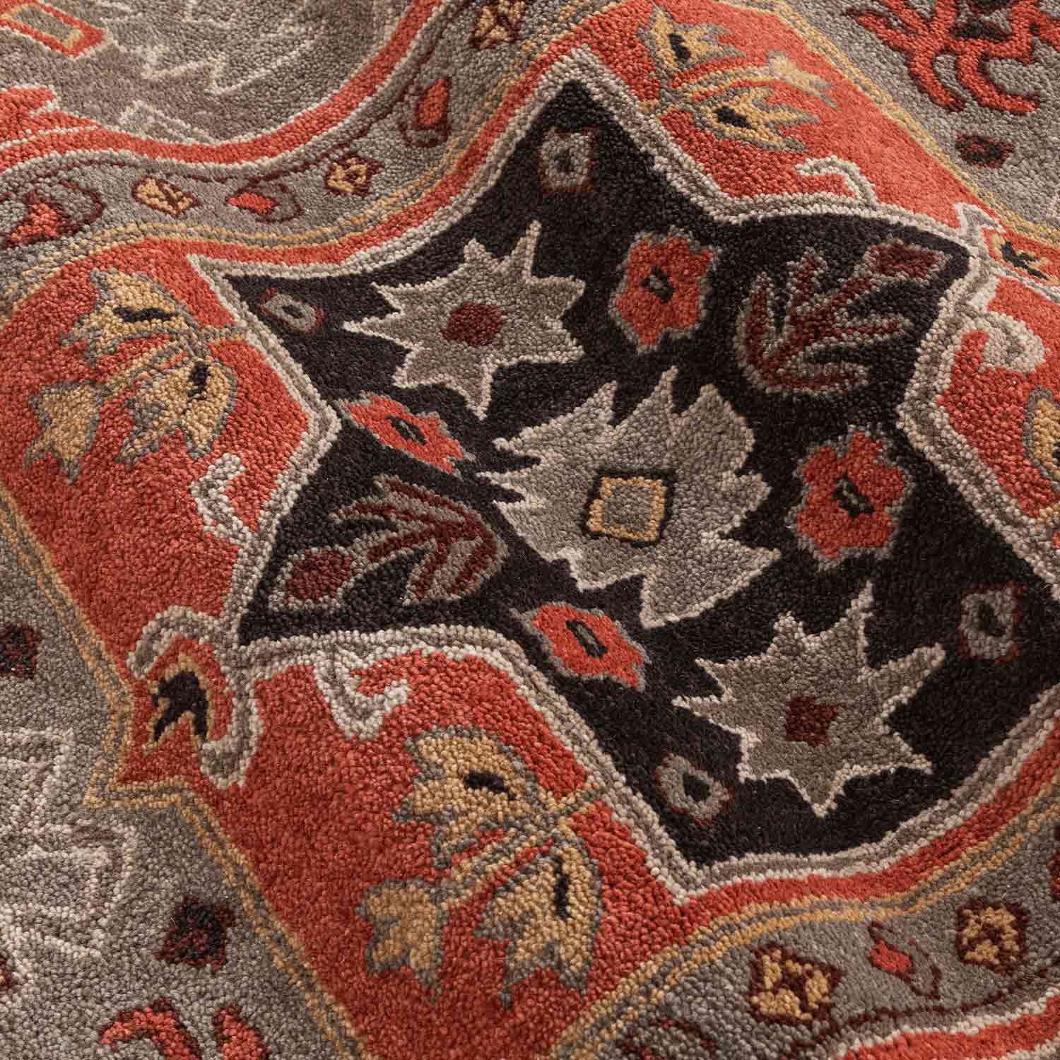 Ferghana Hand Tufted Woollen Rug - New Zealand Wool - Hand Tufted - Ajaypee Carpets (Thumbnail 5)