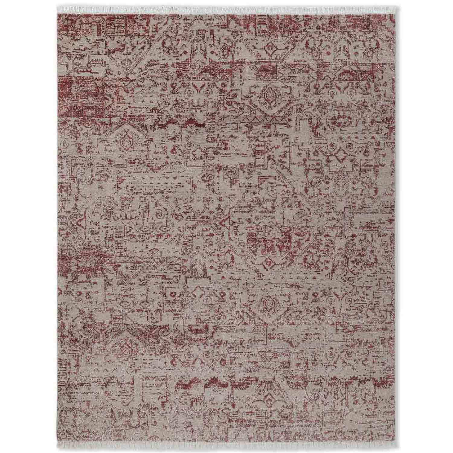 Abiha-X Hand Knotted Woollen And Viscose Rug – Wool & Viscose Blend Hand Knotted handmade carpet by Ajaypee Carpets
