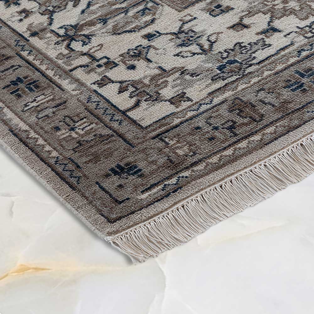 Adorn Hand Knotted Woollen Rug - New Zealand Wool - Hand Knotted - Ajaypee Carpets (Thumbnail 3)