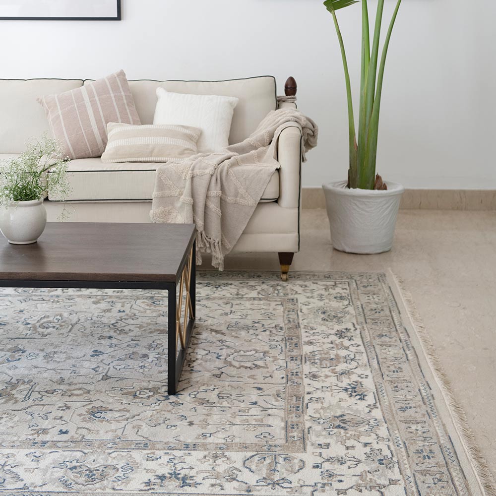 Adorn Hand Knotted Woollen Rug - New Zealand Wool - Hand Knotted - Ajaypee Carpets