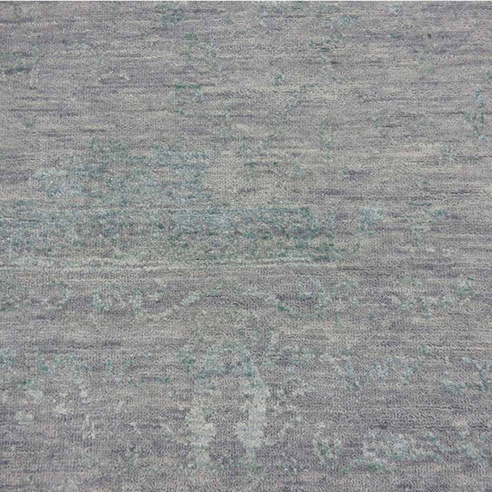 Alana Hand Knotted Woollen And Viscose Rug - Wool & Viscose Blend - Hand Knotted - Ajaypee Carpets (Detail)