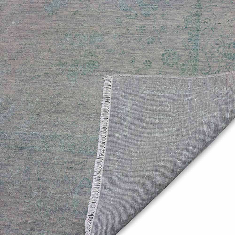 Alana Hand Knotted Woollen And Viscose Rug - Wool & Viscose Blend - Hand Knotted - Ajaypee Carpets (Thumbnail 4)