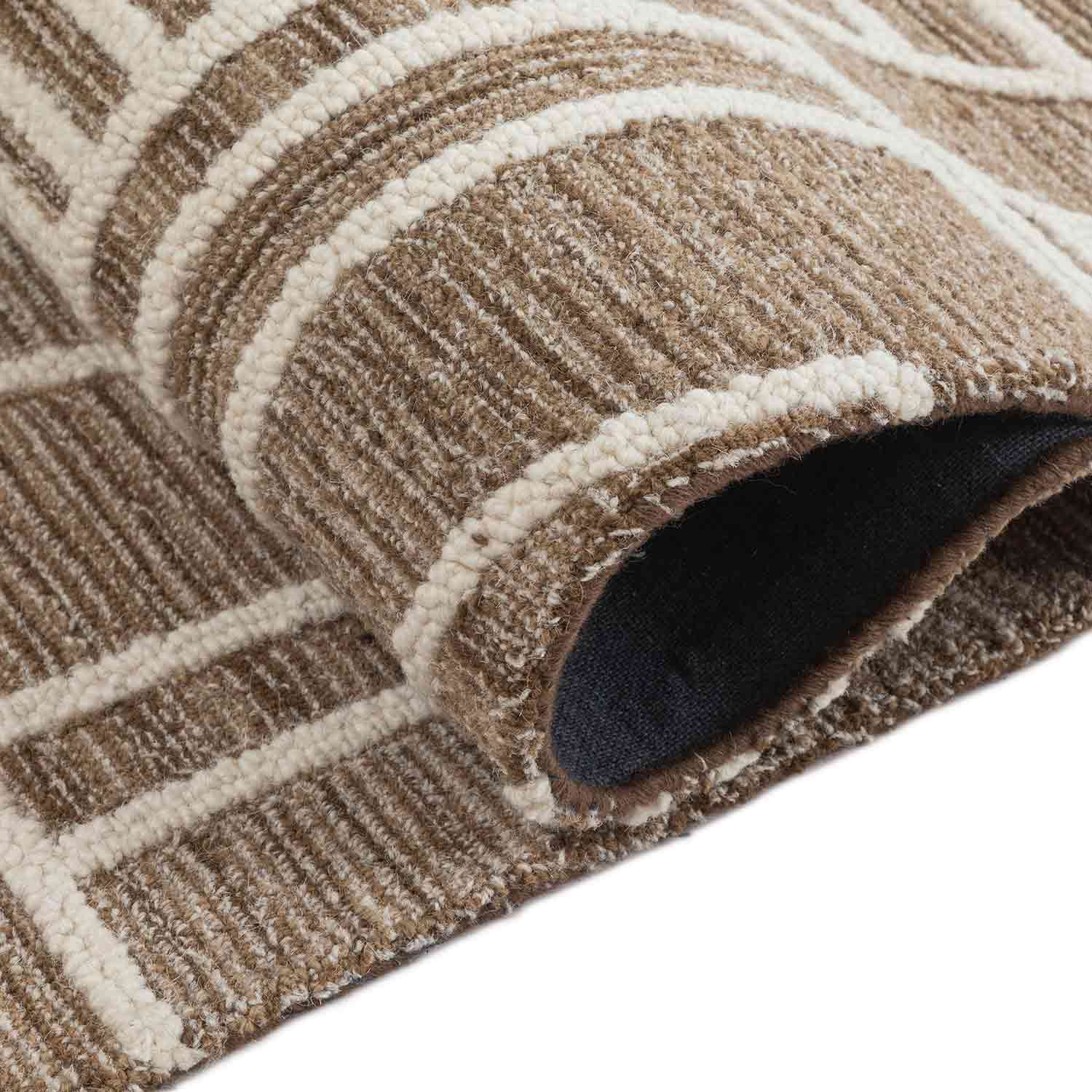 Alba Hand Tufted Woollen Rug - New Zealand Wool - Hand Tufted - Ajaypee Carpets (Thumbnail 3)