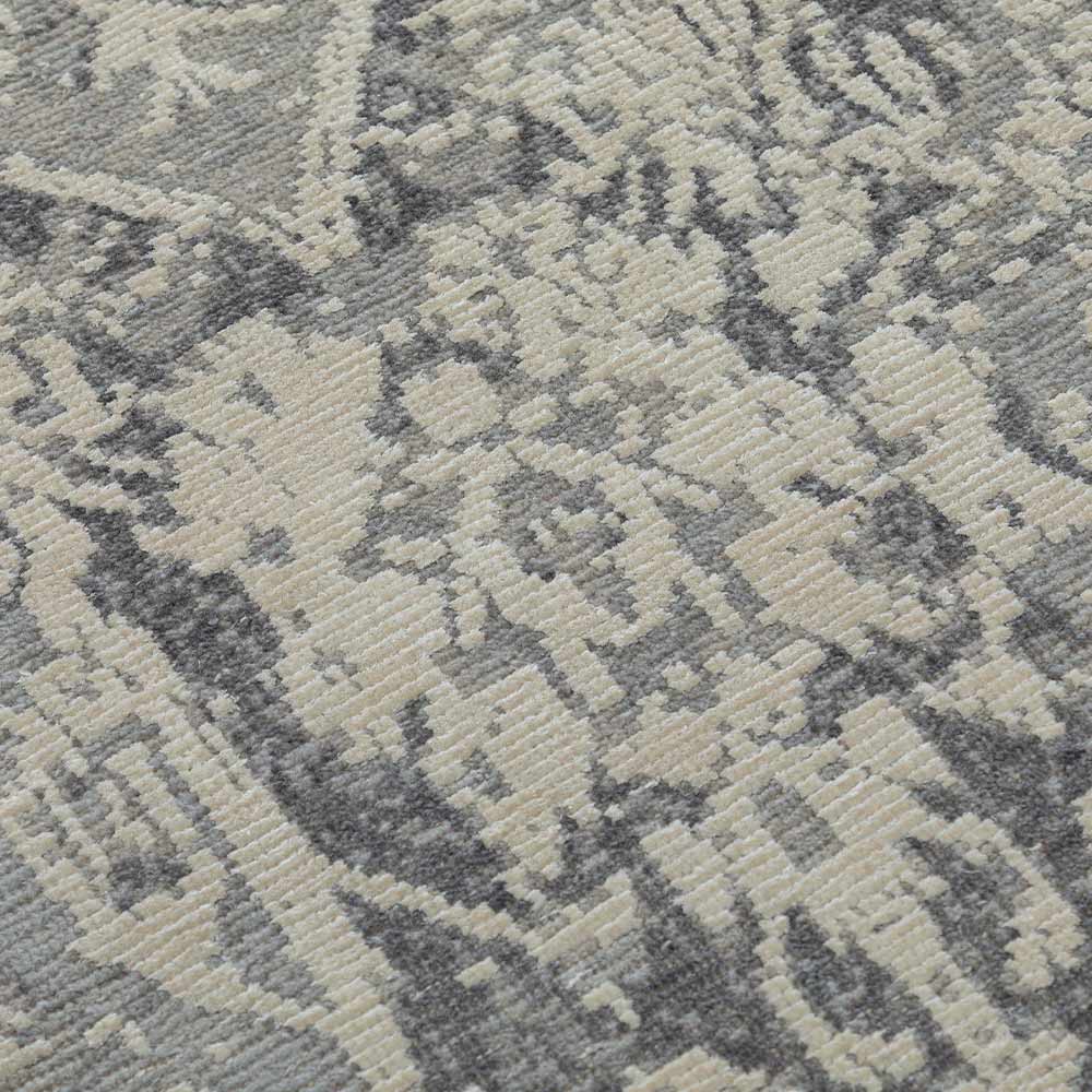 Aleeba Hand Knotted Woollen And Silk Rug - Wool & Silk Blend - Hand Knotted - Ajaypee Carpets (Thumbnail 5)