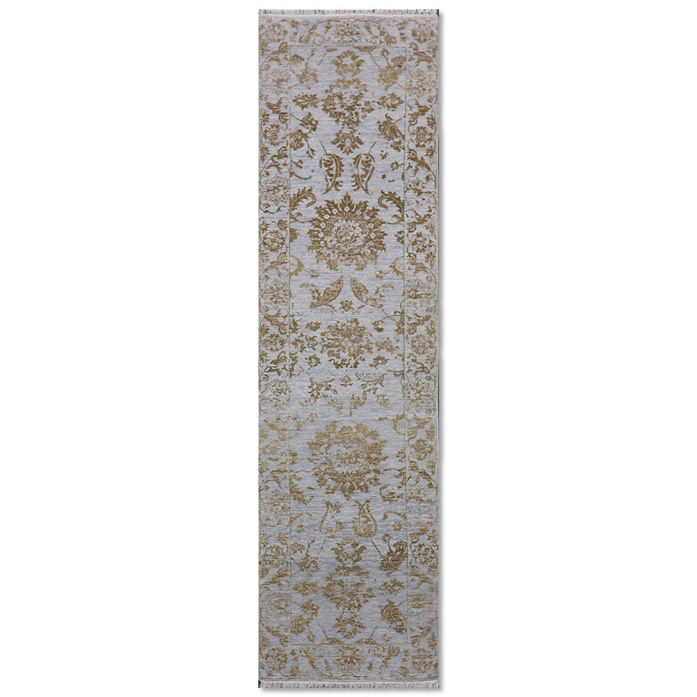Alistair Hand Knotted Woollen And Viscose Runner - Wool & Viscose Blend - Hand Knotted - Ajaypee Carpets