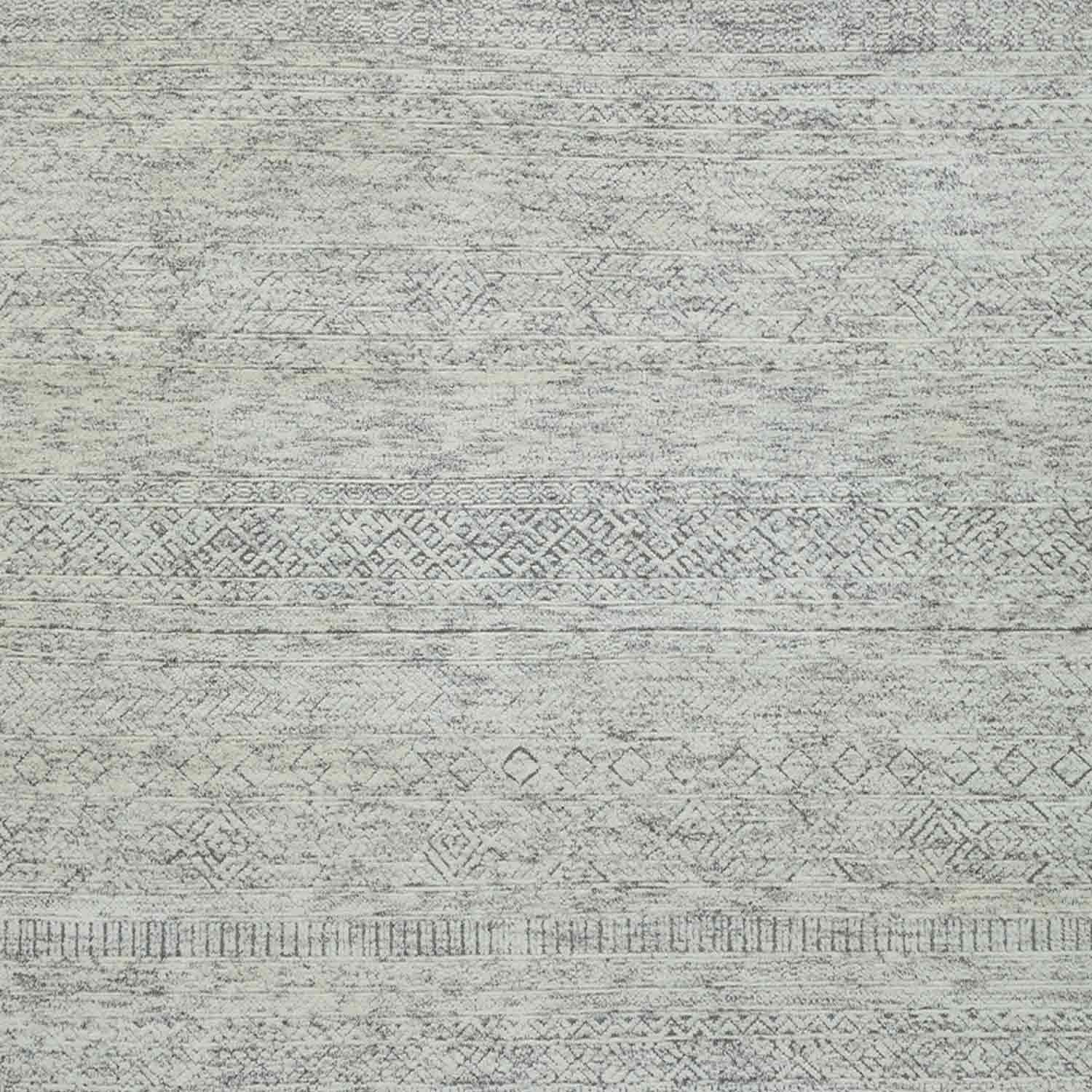 Allelo Hand Knotted Woollen Rug - New Zealand Wool - Hand Knotted - Ajaypee Carpets (Detail)