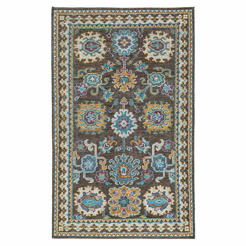 Alyaa Hand Knotted Woollen Rug - New Zealand Wool - Hand Knotted - Ajaypee Carpets