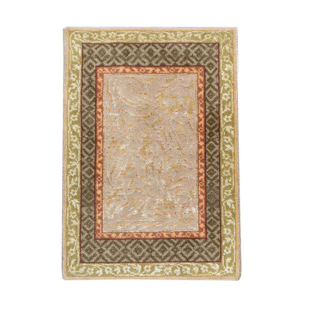 Aman Hand Knotted Woollen and Viscose Rug - Wool & Viscose Blend - Hand Knotted - Ajaypee Carpets
