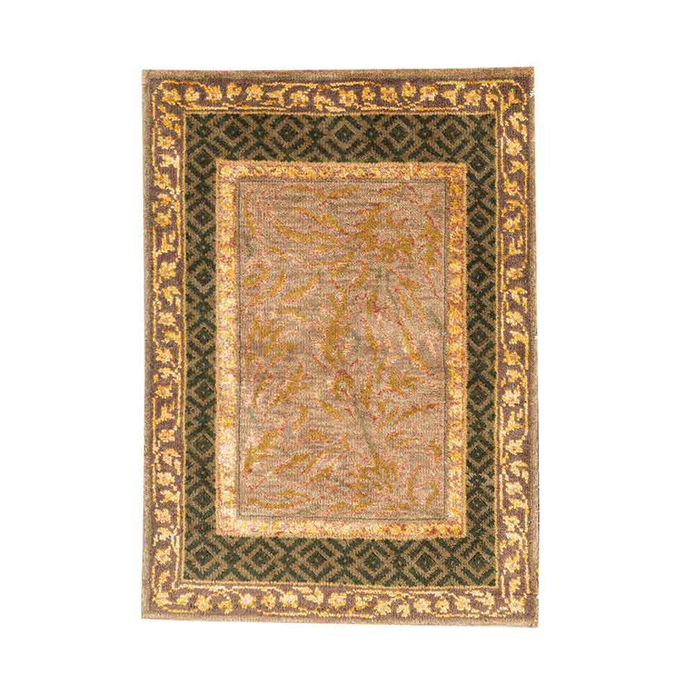 Aman Hand Knotted Woollen and Viscose Rug - Wool & Viscose Blend - Hand Tufted - Ajaypee Carpets