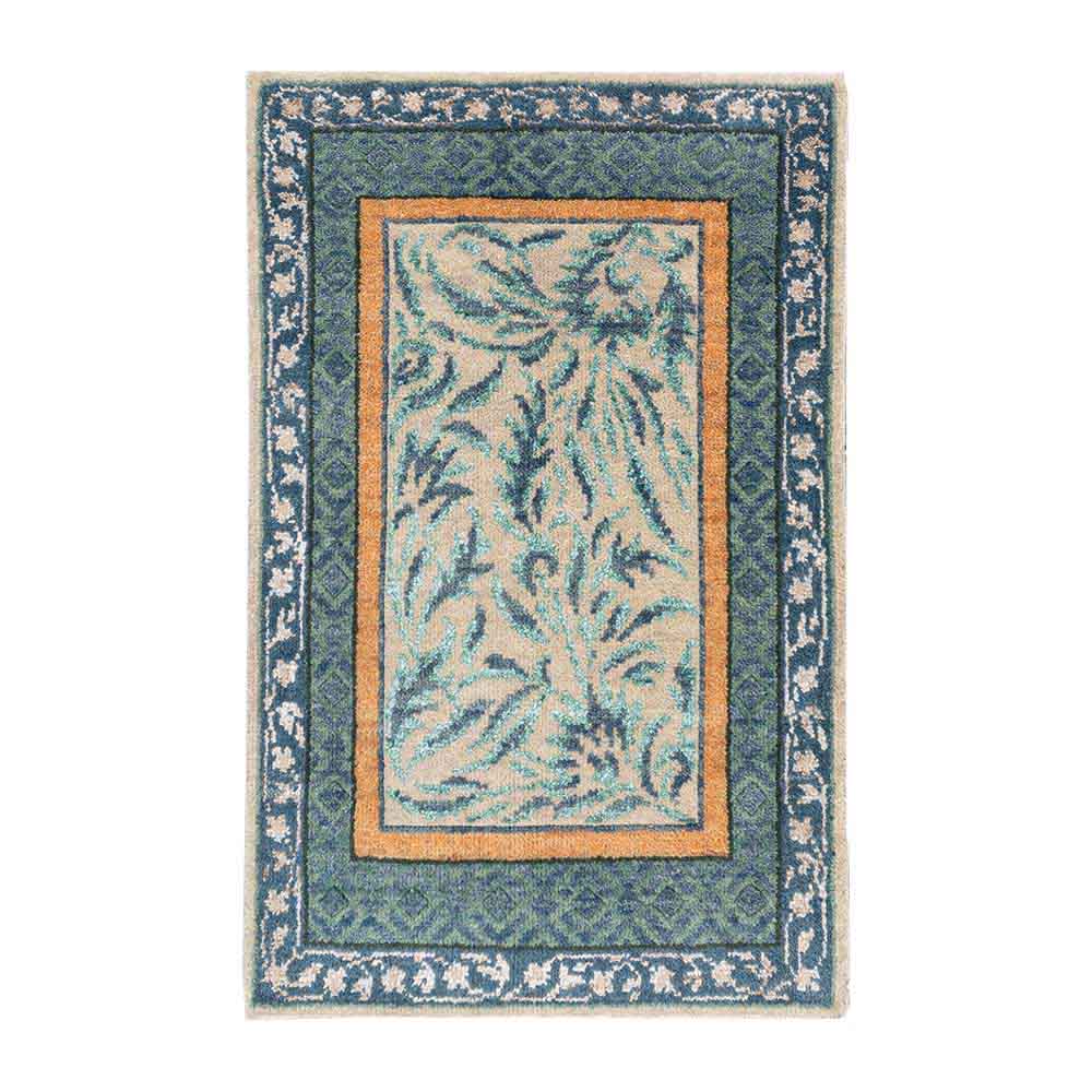 Aman Hand Knotted Woollen and Viscose Rug - Wool & Viscose Blend - Hand Knotted - Ajaypee Carpets