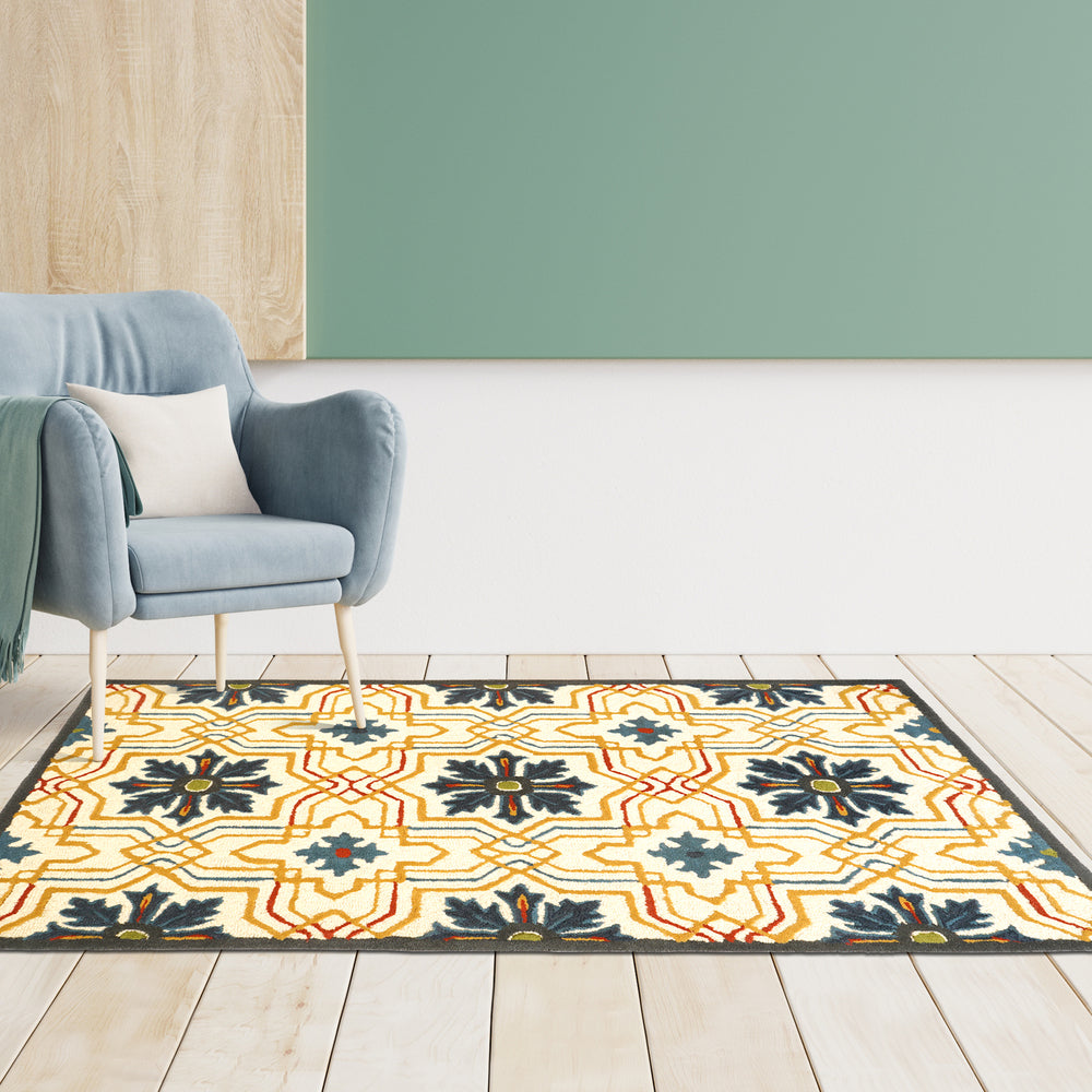 Amask Hand Tufted Woollen Rug - New Zealand Wool - Hand Tufted - Ajaypee Carpets