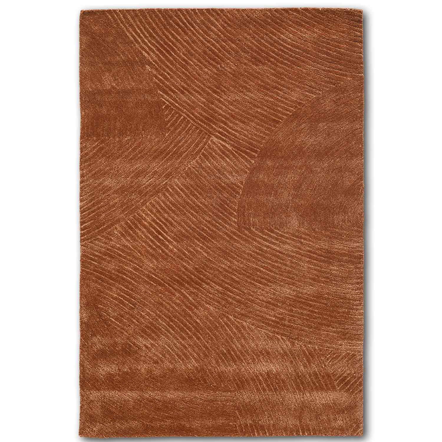 Amenhotep Hand Tufted Woollen And Viscose Rug - Wool & Viscose Blend - Hand Tufted - Ajaypee Carpets (Detail)