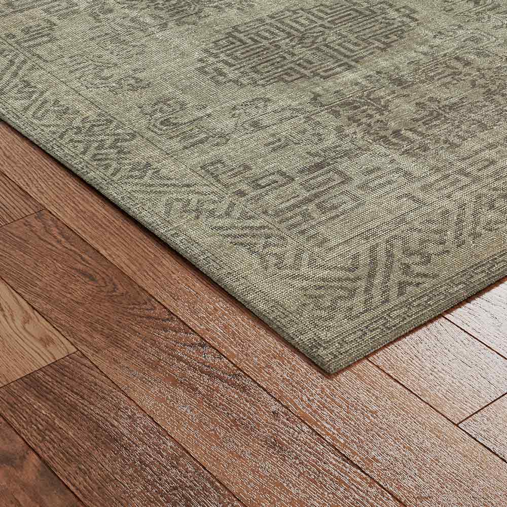 Amira Hand Knotted Woollen Rug - New Zealand Wool - Hand Knotted - Ajaypee Carpets (Detail)