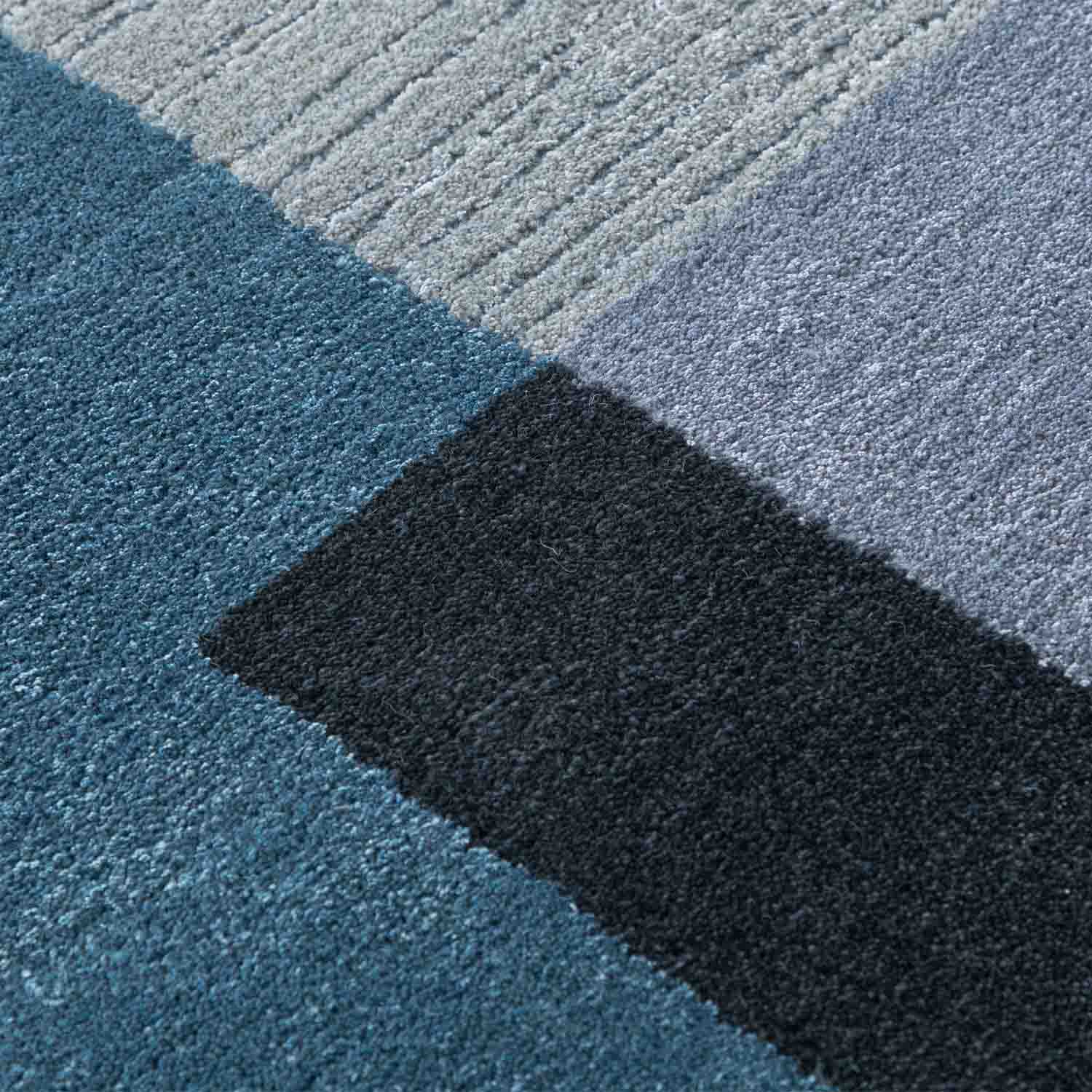 Ammon Hand Tufted Woollen And Viscose Rug - Wool & Viscose Blend - Hand Tufted - Ajaypee Carpets (Thumbnail 4)