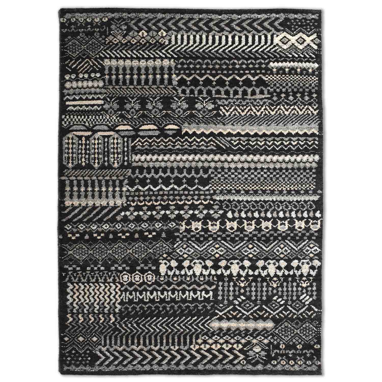 Ancient Impression Hand Knotted Woollen Rug - New Zealand Wool - Hand Knotted - Ajaypee Carpets