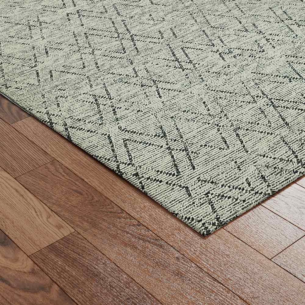 Anderaa Hand Knotted Woollen Rug - New Zealand Wool - Hand Knotted - Ajaypee Carpets (Detail)