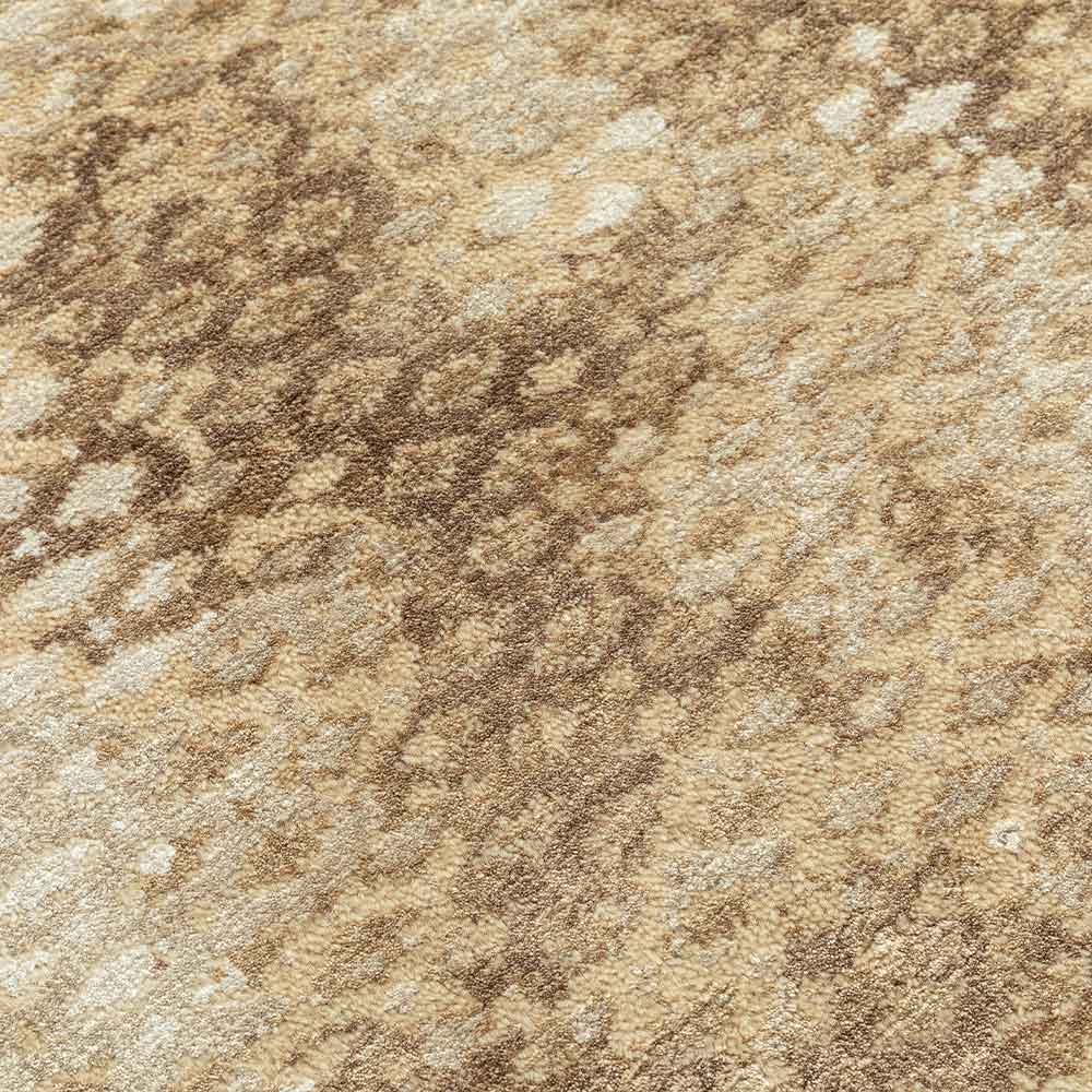 Anemone Hand Knotted Woollen and Viscose Rug - Wool & Viscose Blend - Dhurrie - Ajaypee Carpets (Thumbnail 4)