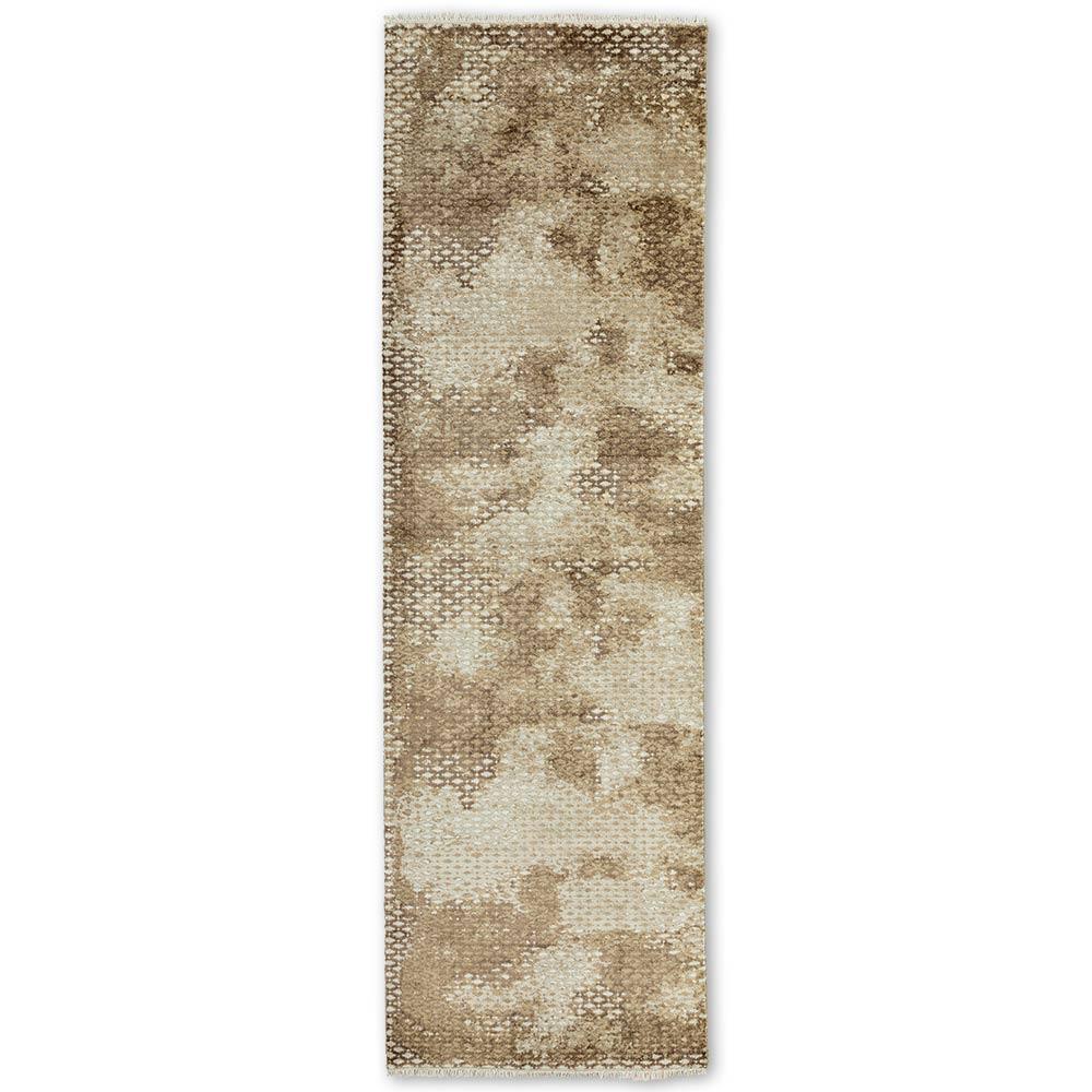 Anemone Hand Knotted Woollen and Viscose Rug - Wool & Viscose Blend - Hand Knotted - Ajaypee Carpets (Detail)