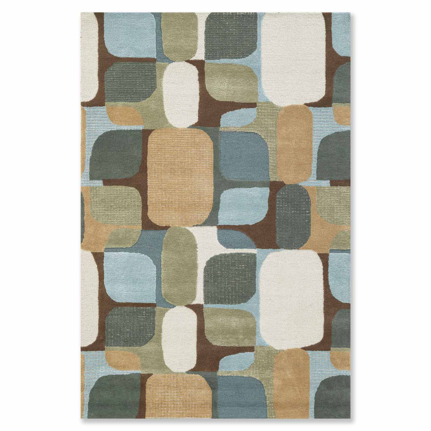 Antuan Hand Tufted Woollen And Viscose Rug - Wool & Viscose Blend - Hand Tufted - Ajaypee Carpets (Detail)
