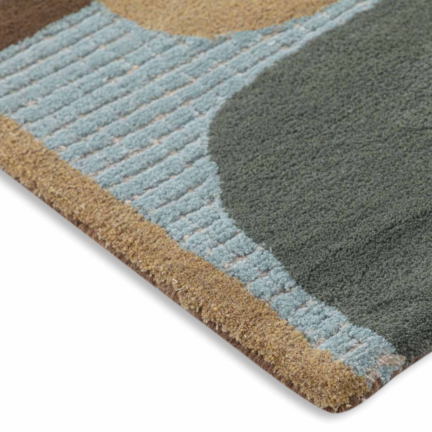 Antuan Hand Tufted Woollen And Viscose Rug - Wool & Viscose Blend - Hand Tufted - Ajaypee Carpets (Thumbnail 3)