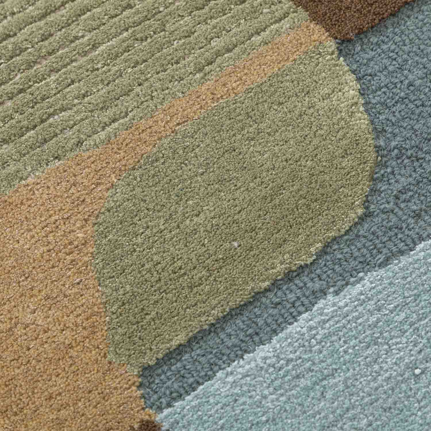 Antuan Hand Tufted Woollen And Viscose Rug - Wool & Viscose Blend - Hand Tufted - Ajaypee Carpets (Thumbnail 5)